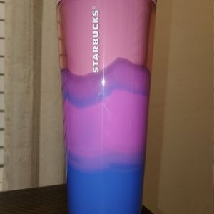Starbucks venti pink/blue tumbler